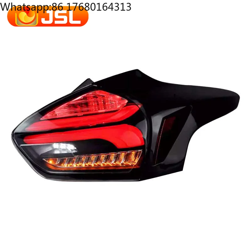 For Ford Focus Sedan Tail Light 2015-2018 Emitter DRL Style Travel Signal Brake Reverse Parking Light Streamer Tail Light