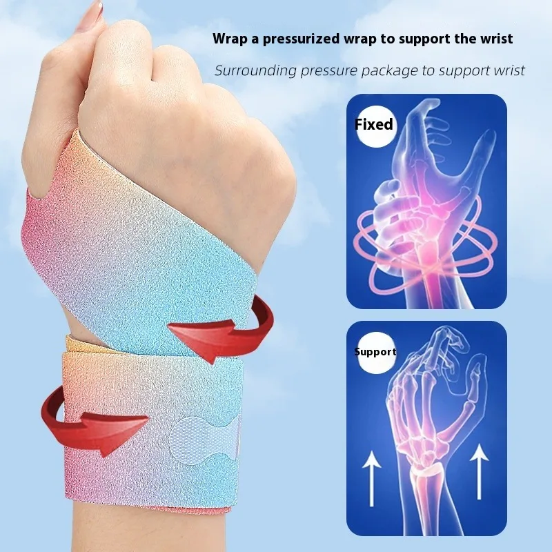 กีฬาสายรัดข้อมือป้องกันการบีบอัดกีฬาบาสเกตบอลวิ่งยิมโรคข้ออักเสบ Carpal อุโมงค์บรรเทา Breathable Bands