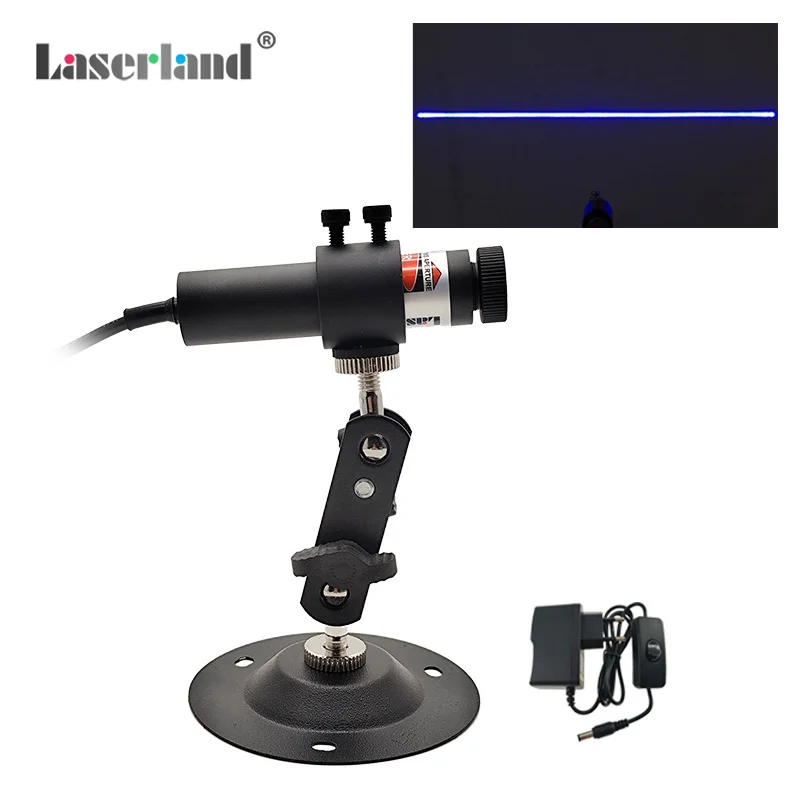 Imagem -03 - Linha Azul Gerador Módulo Laser para Pântano Halloween Efeitos Casa Assombrada 450nm 80mw