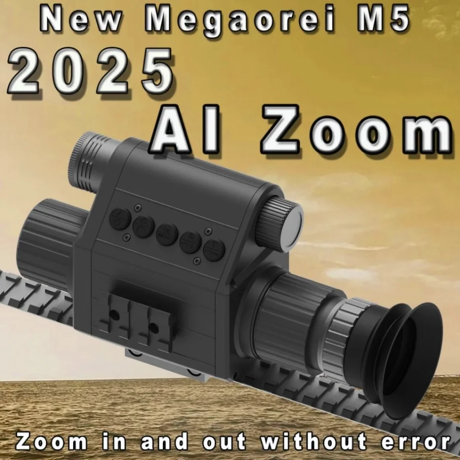 

NEW Megaorei M5 Hunting Camera 940nm IR Night Vision Scope Monocular Attachment HD 1080P Video Recording 300 Meters Night Vision