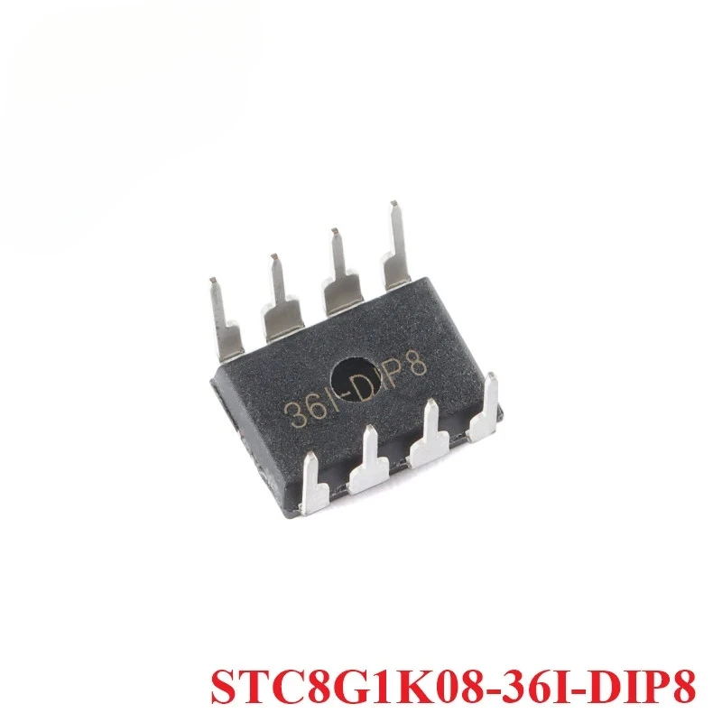 STC8G1K08 STC8G1K08-36I SOP8 DIP8 STC 8G1K08-36I Single Chip Microcontroller MCU IC Controller Chip STC8G1K08-36I-DIP8