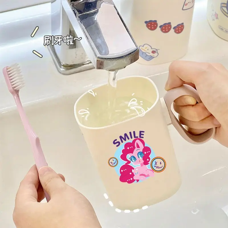 Nieuwe My Little Pony Cartoon Animatie Creatieve Plastic Mondwater Cup Modieuze Persoonlijkheid Hooguitziende Tandenborstel Cup Gift