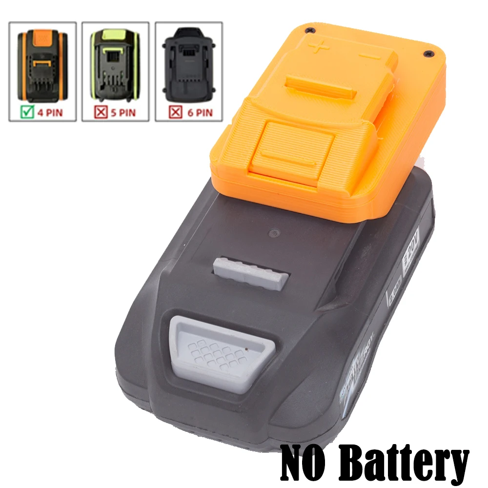 Bateria Converter Adaptador para Aldi Ferrex go Energy 20v Li-ion Bateria para Worx 4pin Tools sem Bateria