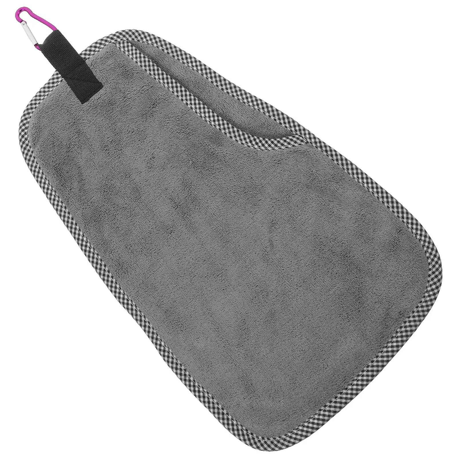 

Wipe Fishing Rod Towel Camp Catch Towels with Clip for Accessories Men Gripper Buckle