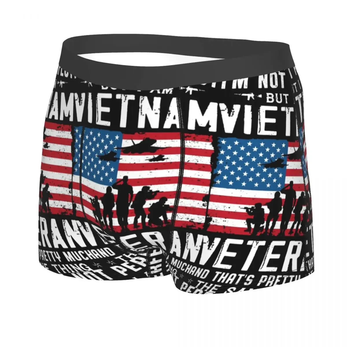 Im Not Perfect But I Am A Vietnam Veteran Man's Boxer Briefs Highly Breathable Underpants Top Quality Print Shorts Gift Idea