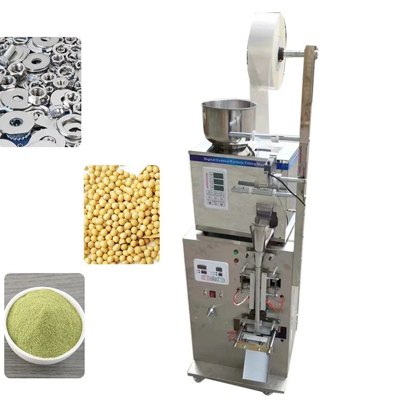 110V 220V Granule Powder Packing Machine Hardware Screw Quantitative Filling Machine Automatic Weight Packaging Machine