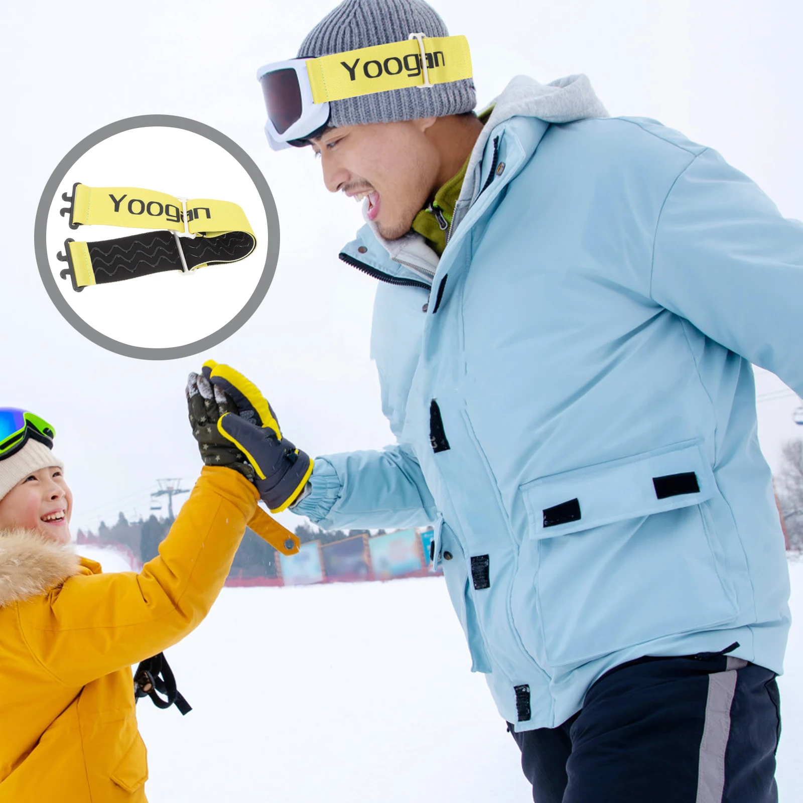 

Ski Goggle Strap Replacement for Goggles Swim Straps Fastener Elastic Sports Accessories Adjustable Nylon Lanyards