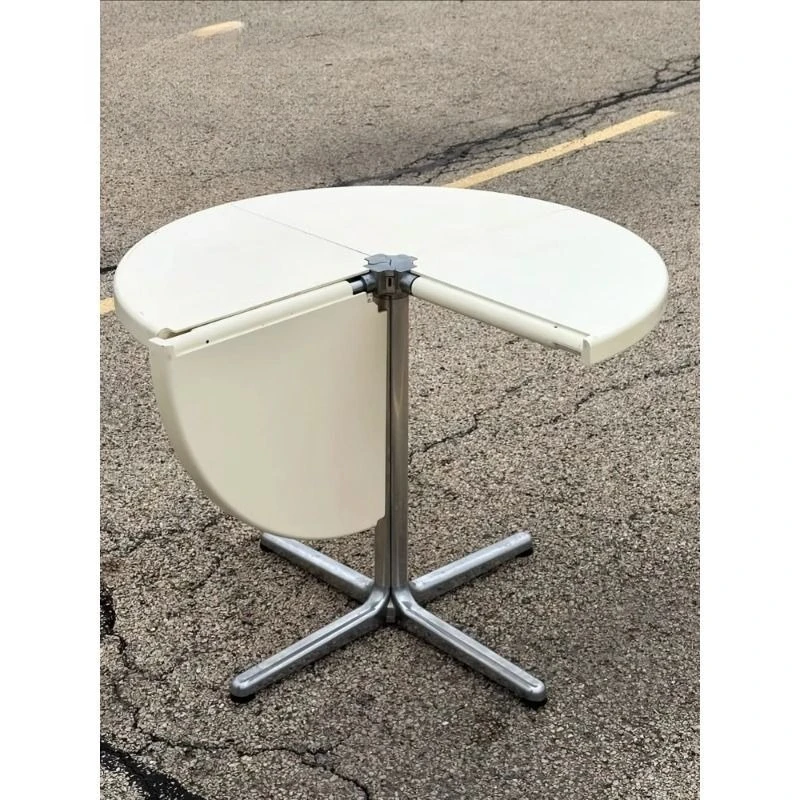 Foldable multifunctional round table household small apartment coffee table