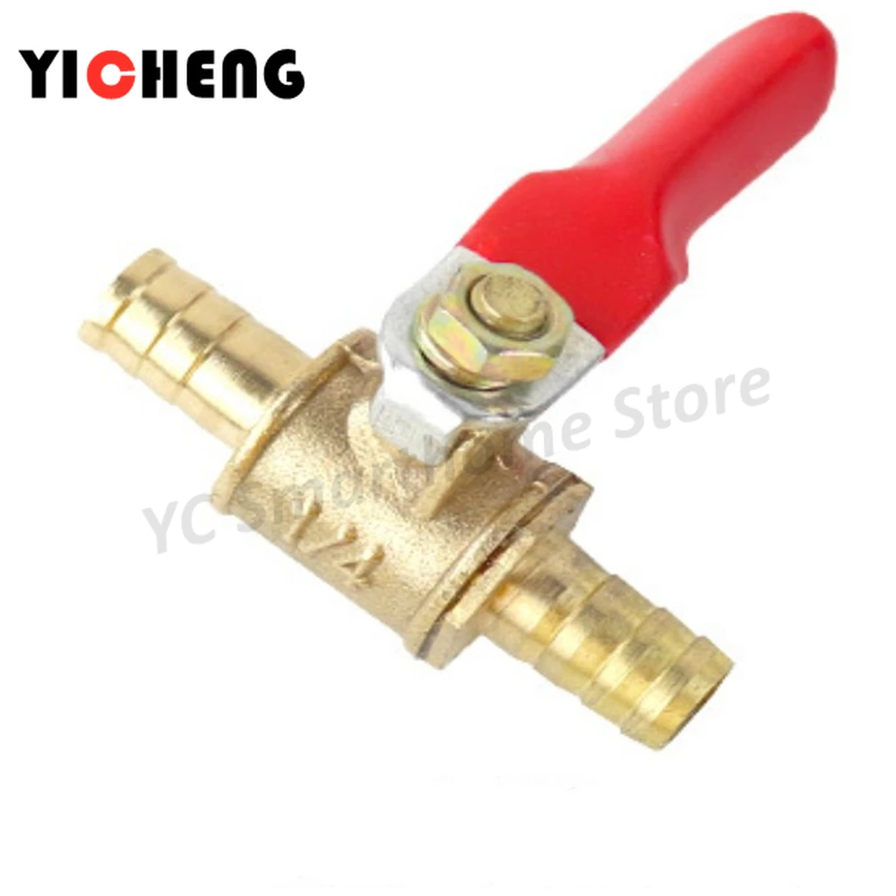 2Pcs 6Mm-12Mmอินไลน์วาล์วบอลวาล์วทองเหลืองHose Barb Fitting,1/4 ''3/8''/2''externalด้าย/ภายในวาล์วบอลวาล์วอุปกรณ์ท่อ