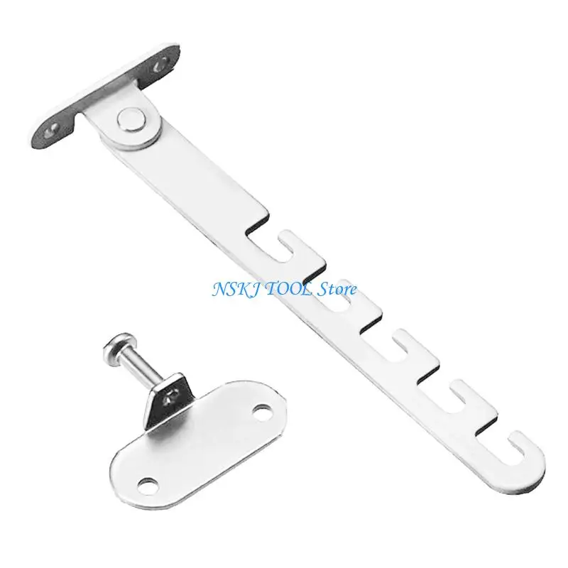 L8RC Adjustable Window Limiters Carbon Steel Window Lock Tilt Control Window Stopper for Various Doors and Window Hardware