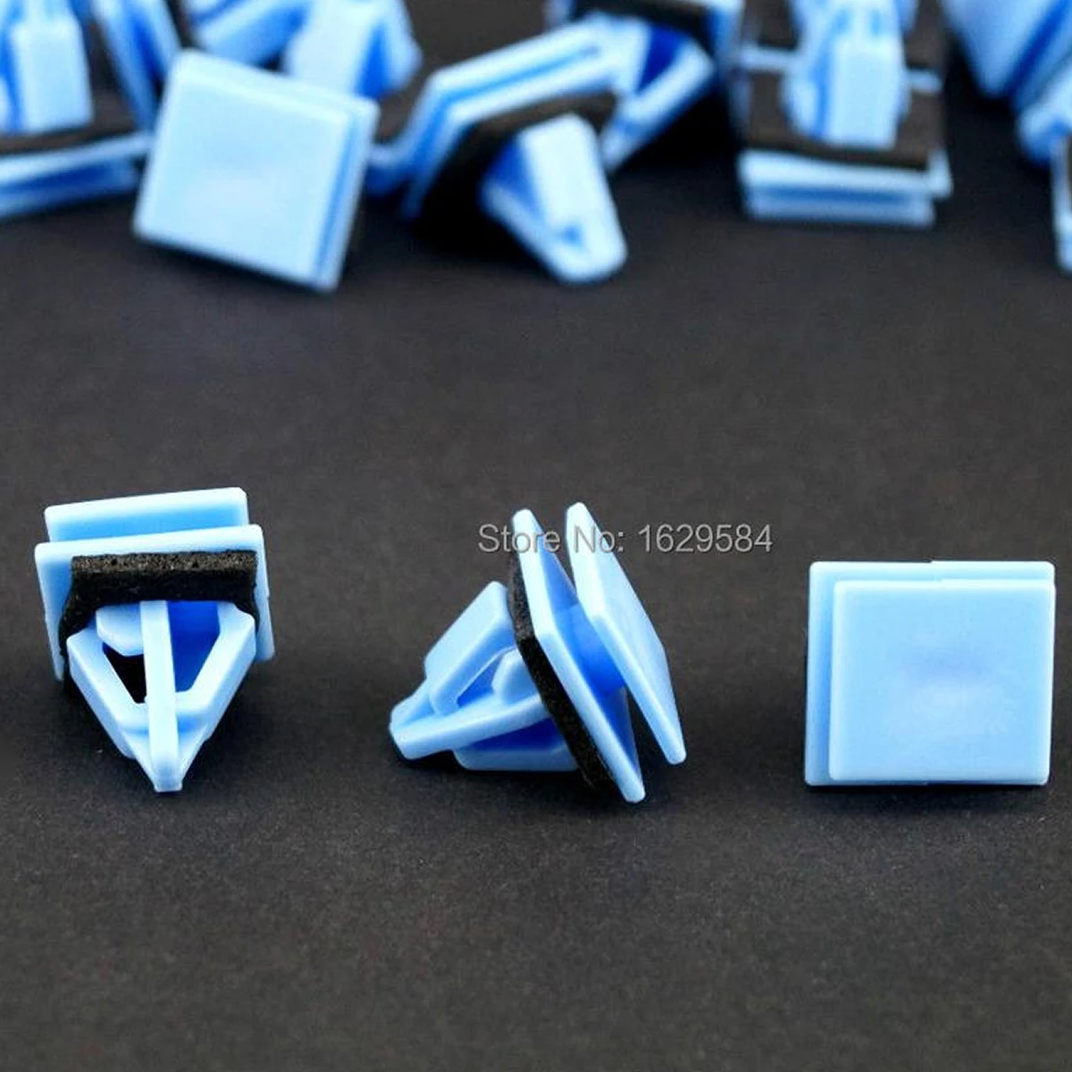 50/100x OEM Blue Nylon Rocker Panel Molding Clips Sealer 87758-3L000 877583L000 For Hyundai Azera Sonata