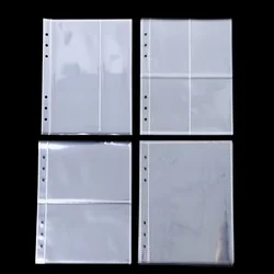 10Pcs A5 Photo Album Binder Sleeves 1P 2P 4P Photo Album Binder Refill Inner Cards Photocard Refill Bags Pocket Instax Name Card