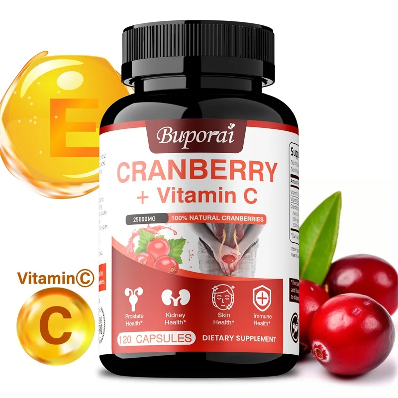 

Клюква + витамин С - концентрированный экстракт, антивозрастной, защита кожи, натуральный прочный антиоксидант, 30/60/120 капсул