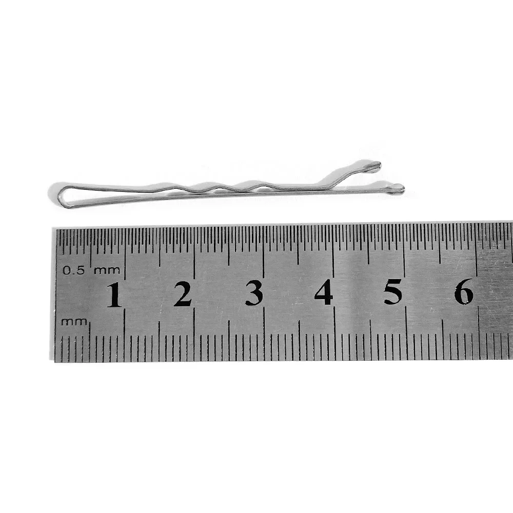 50pcs Women Girls Solid Bobby Pin Hair Clip Casual Curly Wavy Grips Hairstyle Hairpins Styling Hair Accessories 5cm image 6