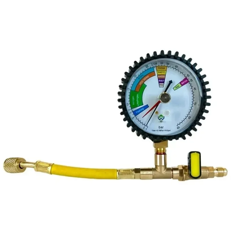 Voor R134a R22 R407C R410A Manometer Gereedschap Populaire Stikstof Druk Tester Airconditioner HVAC Systemen Koude Test Tafel