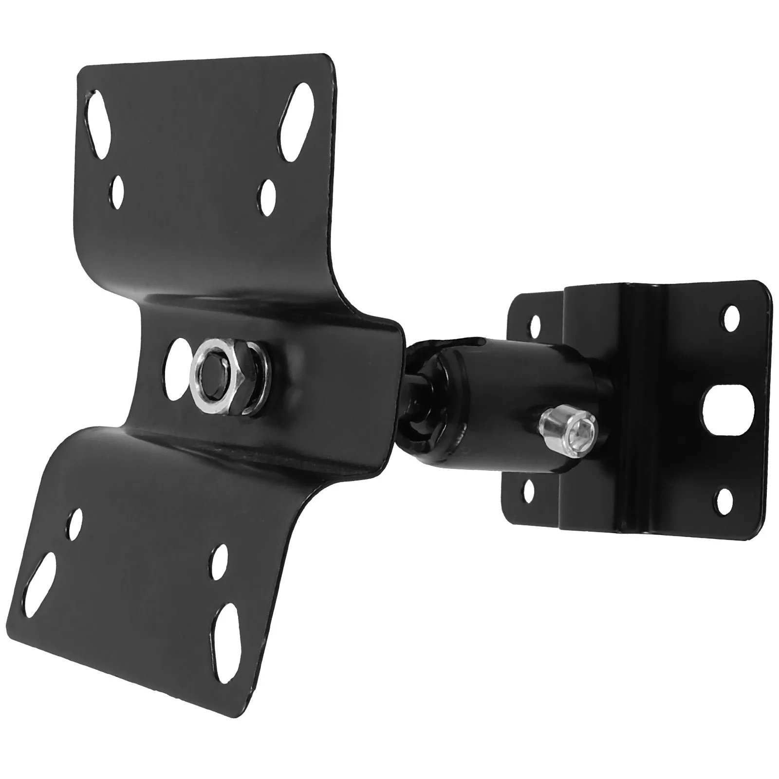 

Speaker Wall Mount Brackets Heavy Duty Black Mount Audio Holder Sturdy Various Satellite Speakers Easy Installation Detailed