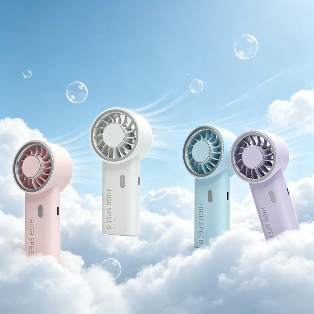 Handheld Fan Upgraded Portable Fan,Mini  USB Rechargeable Personal Fan, Outdoor Travel  ,Suitable for summer beach  and concerts