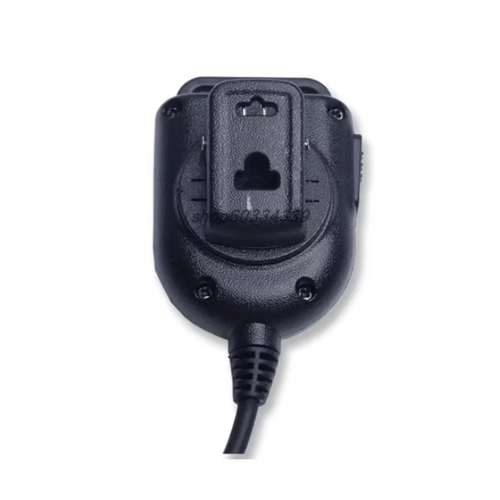 1pc Spring Cable Mic with K-plug Walkie-Talkie Replacement Handheld Microphone Mini Waterproof Mic with Clip Car Microphone