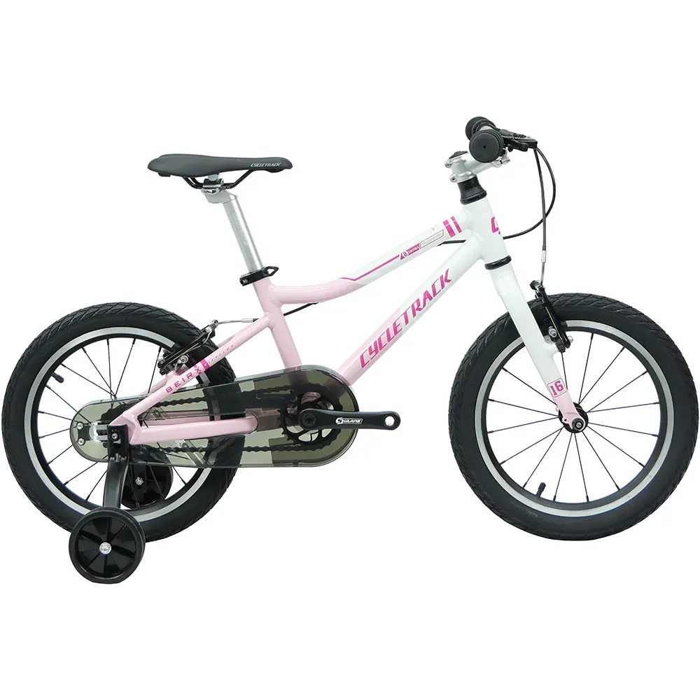 

Cycletrack Aluminium Alloy 16 Inch Bicycle for Kids Children's Bike Girls Boys 4 5 6 7 Year Old with Training Wheels