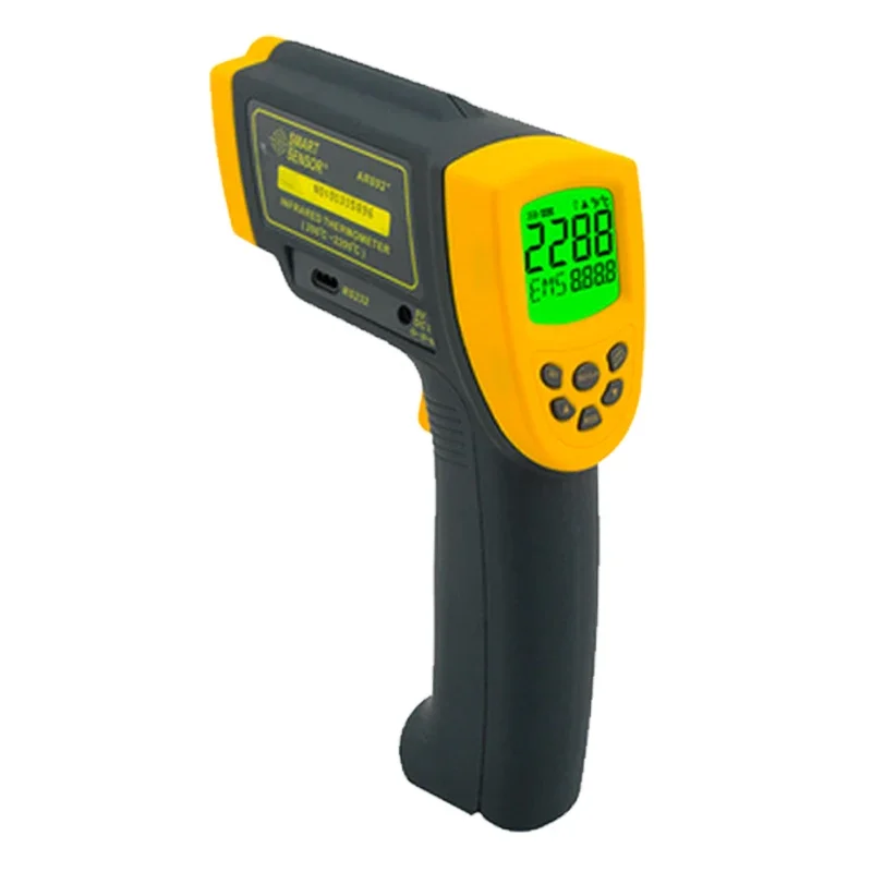 AR892+ Infrared Thermometer Professional Industrial Digital Non Contact Pyrometer Gauge SMART SENSOR