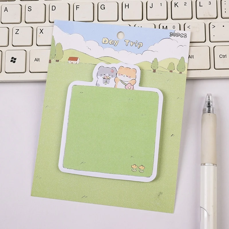 Cartoon Kat Leuke Gemak Sticker Ins Stijl voor Dagelijkse Studenten met Hoge Uiterlijk Kleverigheid Leuke Cadeaus voor School Opening