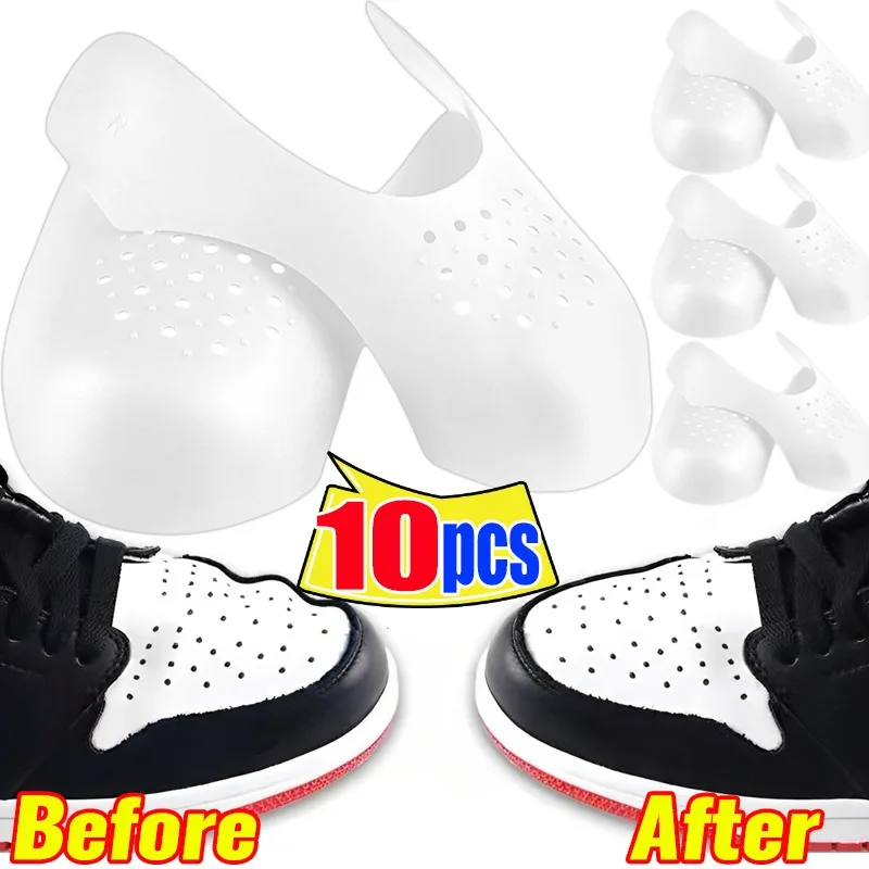 2/10pcs Protector Shoe Head Stretcher Sneaker Anti Crease Wrinkled Fold Shoe Support Toe Cap Sport Crease Protector Dropship