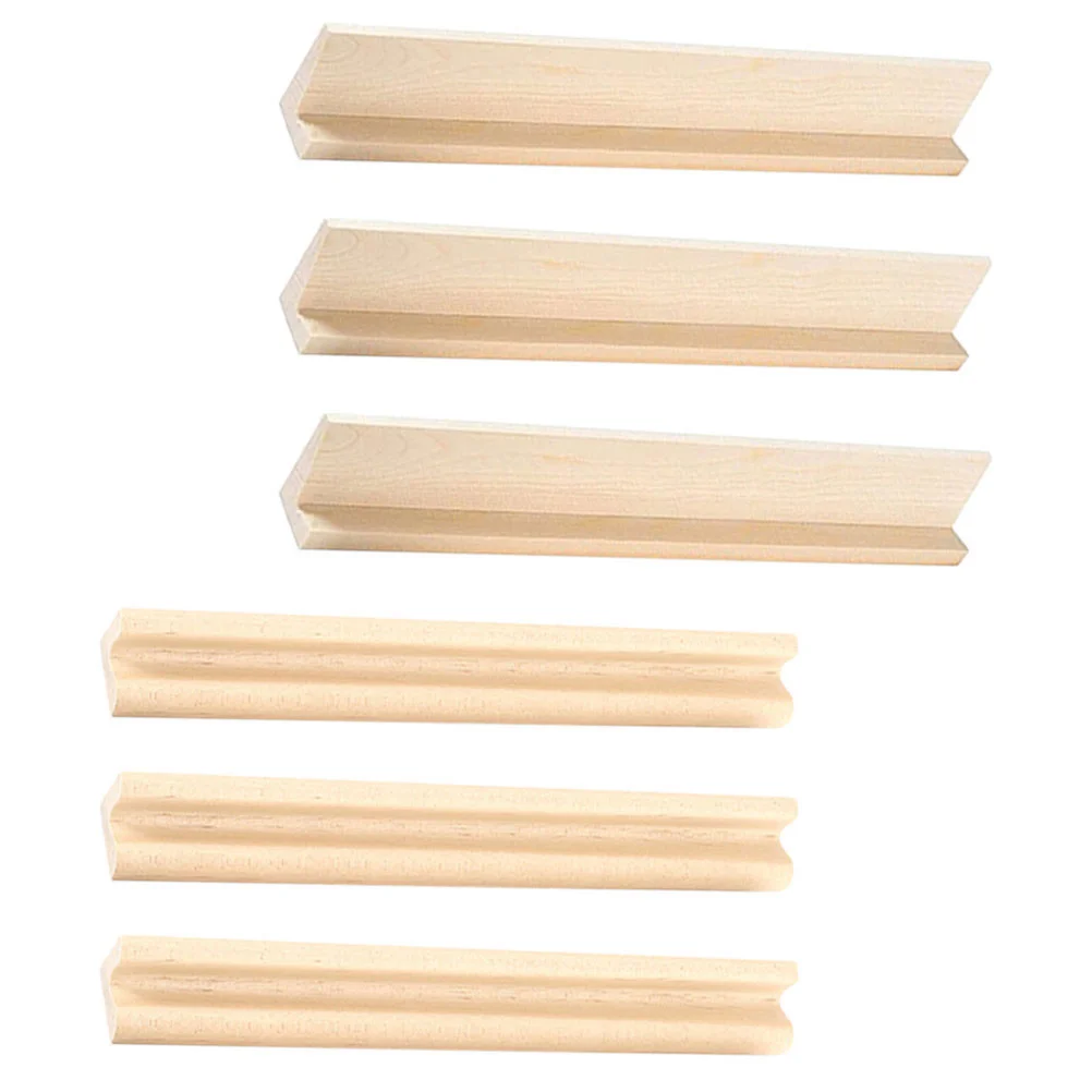 

6 Pcs Fan Domino Stand Control Wooden Trays Folding Bell for Conditioner