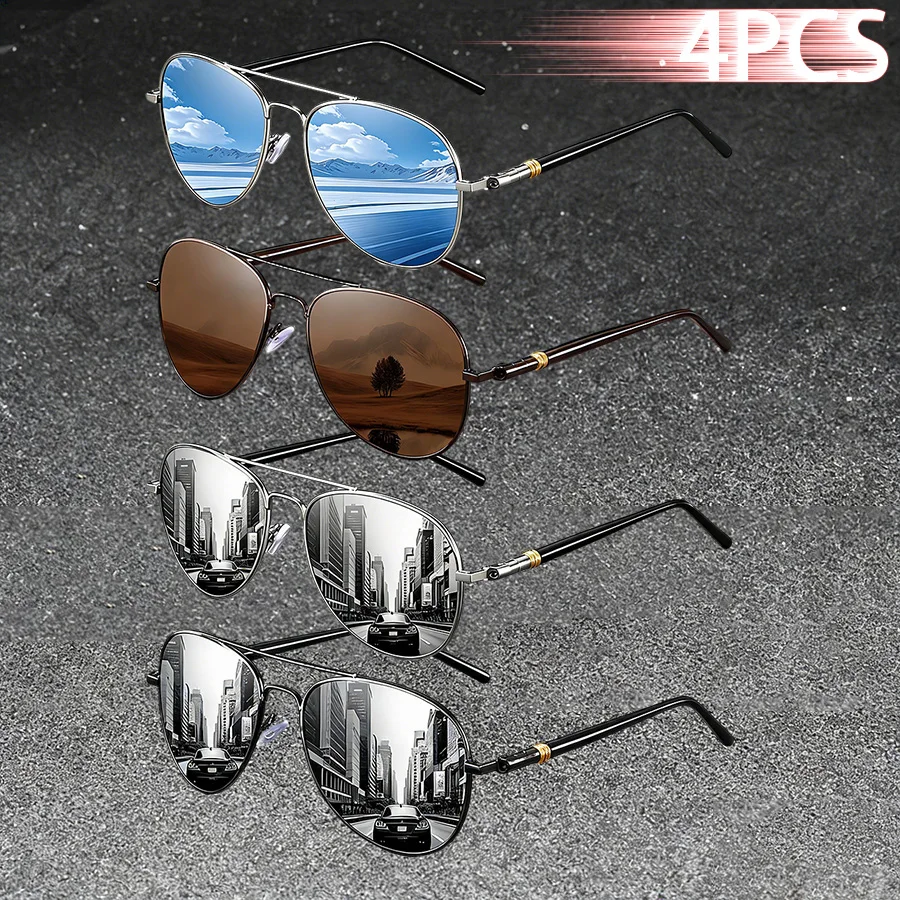 4pcs-Oculos-de-sol-vintage-de-alta-qualidade-para-homens-e-mulheres-estilo-piloto-classico-designer-para-pesca-direcao-ferias-e-viagens