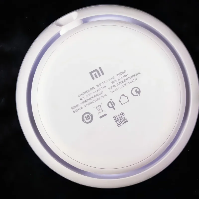 Xiaomi Wireless Charger 20w Smart Quick ChargerQi Charging Agreement EU 27W Fast Charge Adapter For Mi 9 Mix 3 2s