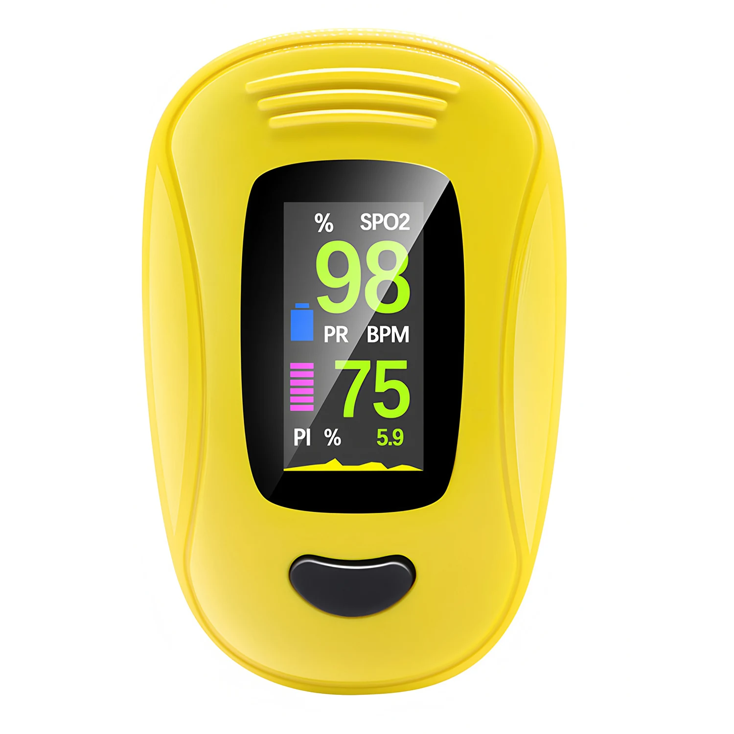 Portable Finger Oximeter Digital Finger Pulse Oximeter LED Blood Oxygen Heart Rate Health Saturation Monitor Tool