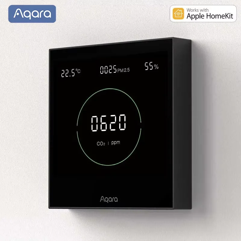 НОВАЯ панель монитора качества воздуха Aqara S1, всенаправленное управление воздухом CO2 PM2,5, мониторинг температуры и влажности для приложения Homekit Aqara Home