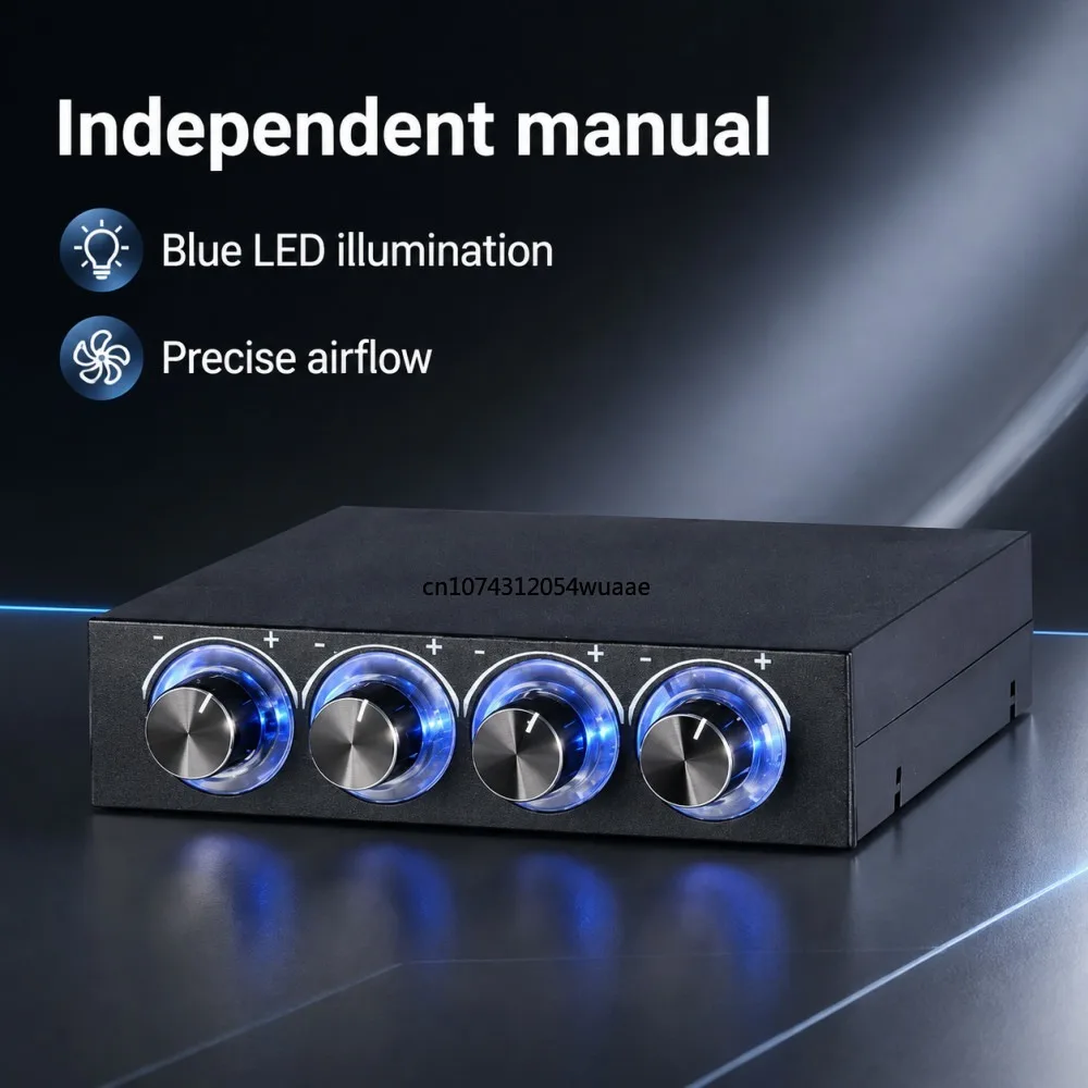 4 Channel  Speed Fan Controller with Blue LED  GDT Controller  and  CPU HDD VGA