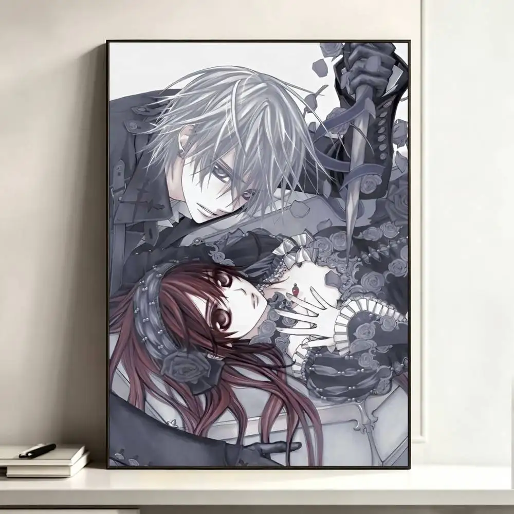 Vampire Knight Manga Poster Dorm Living Room Aesthetic Wall Decoration Painting Stickers