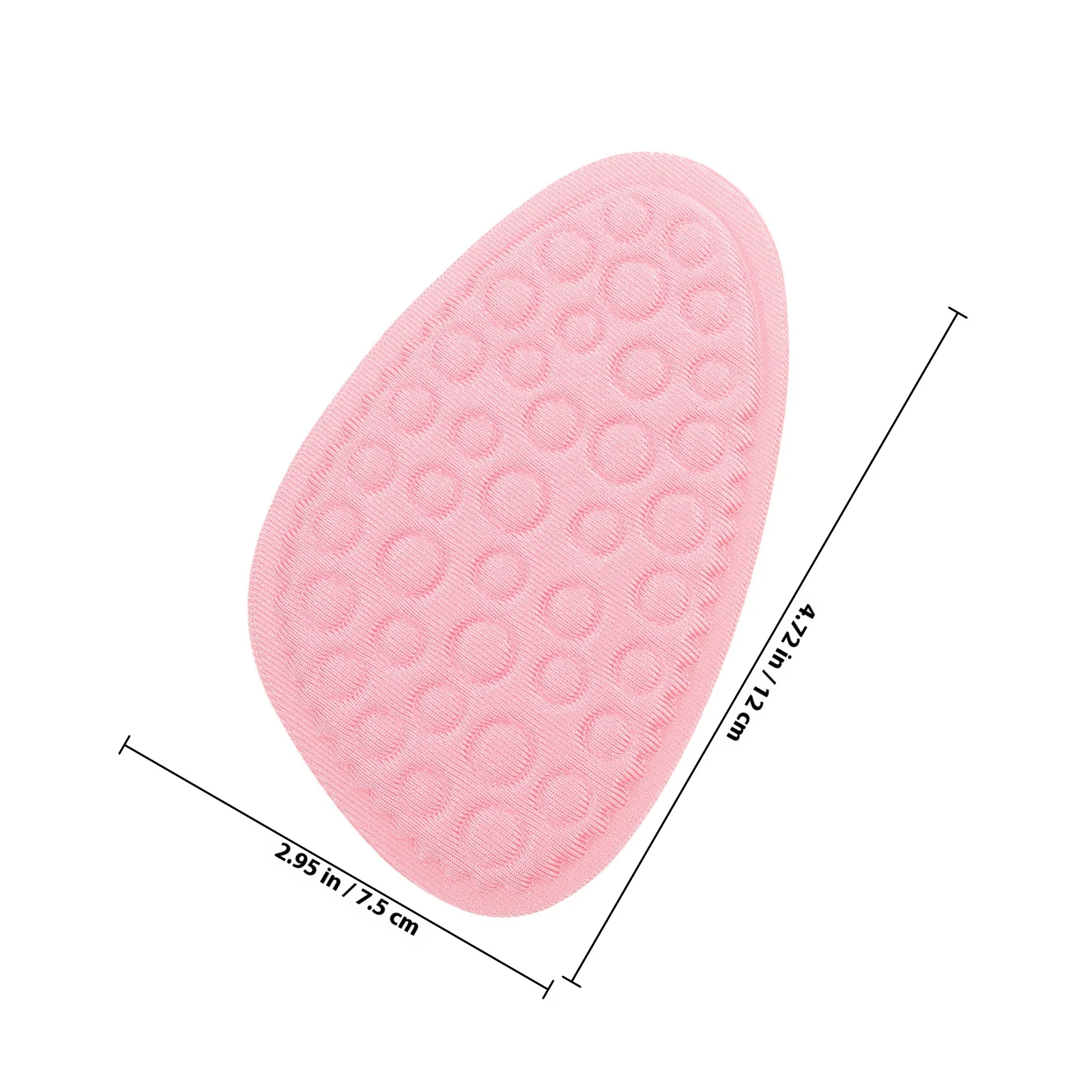 3pcs High Heel Forefoot Pads Women Shoe Inserts Non-Slip Half Insoles For Standing Dancing Running Sneakers Boots Foot Care