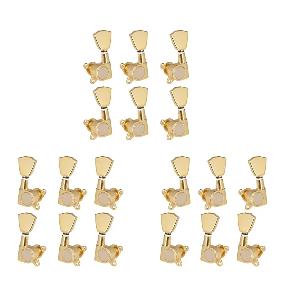 3L3R 6R6L TSize Locking Tuning Pegs Guitar Machine Heads Tuner Replacement Parts Vintage Acoustic Classical Guitar Tuning Peg