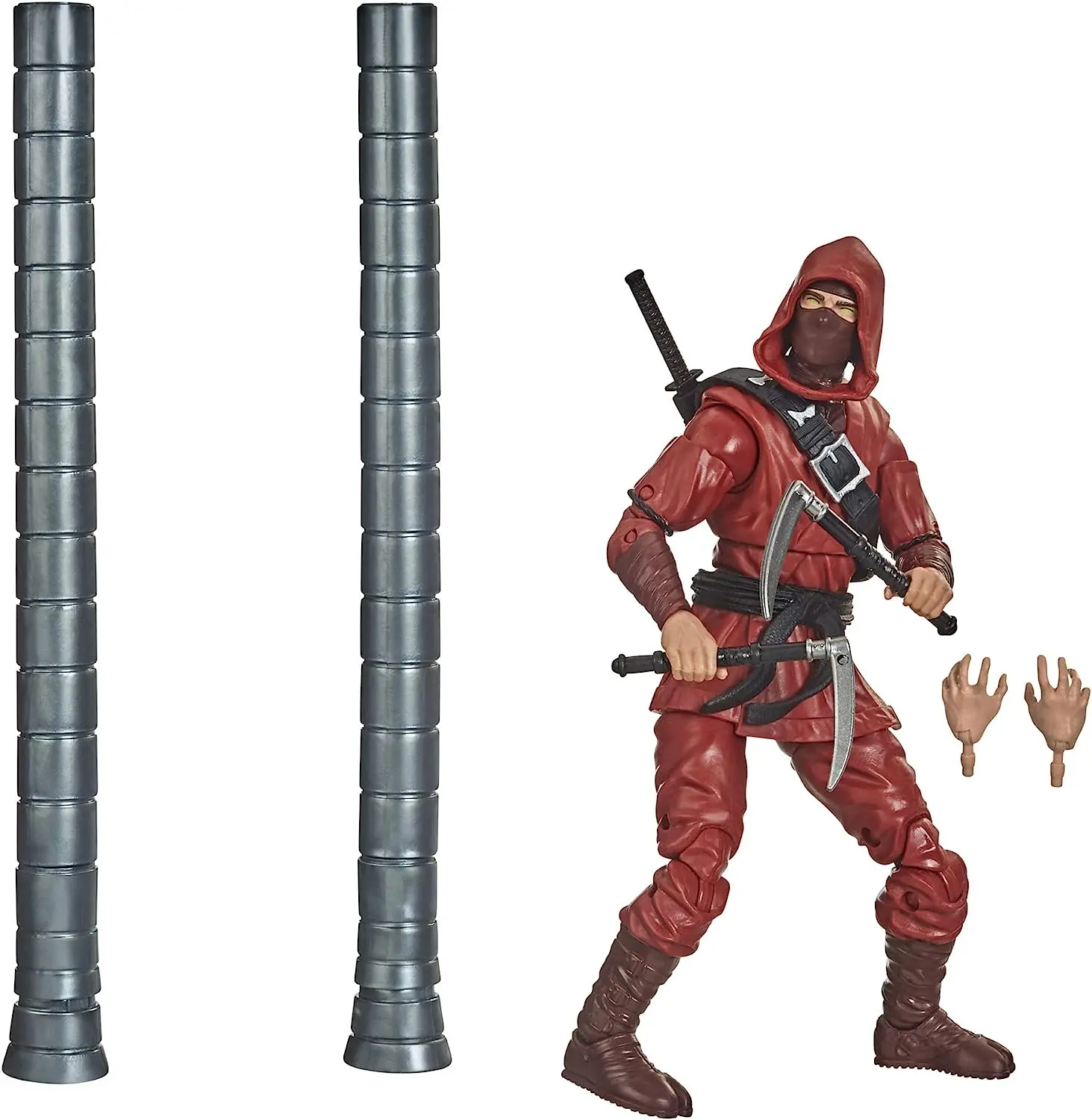 ML Legends Red Hand Ninja 6" Loose Actionfigur