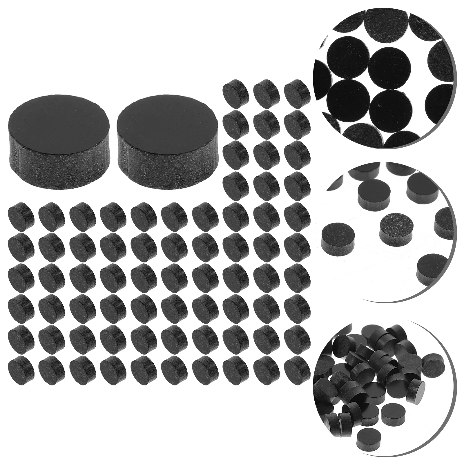 

100 Pcs Guitar Tone Dot Inlay Stickers Fretboard Bass Fingerboard Dots Markers Acrylic Side Material