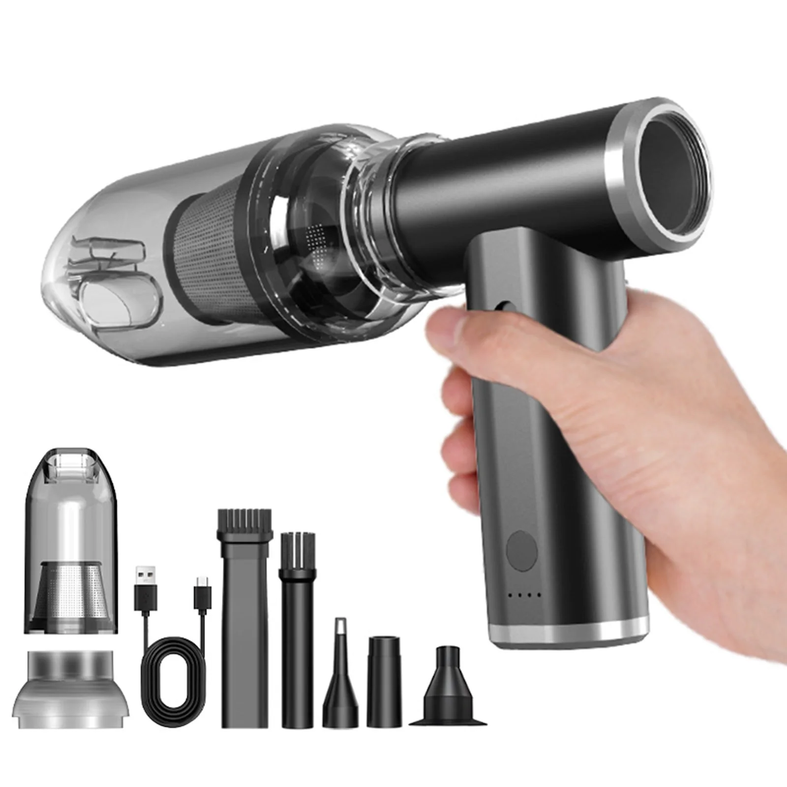 

Dust Collector Fan 12000RPM DC Brushless For Cleaning High Speed Motor With LED Lighting Jetfan Dust Elimination