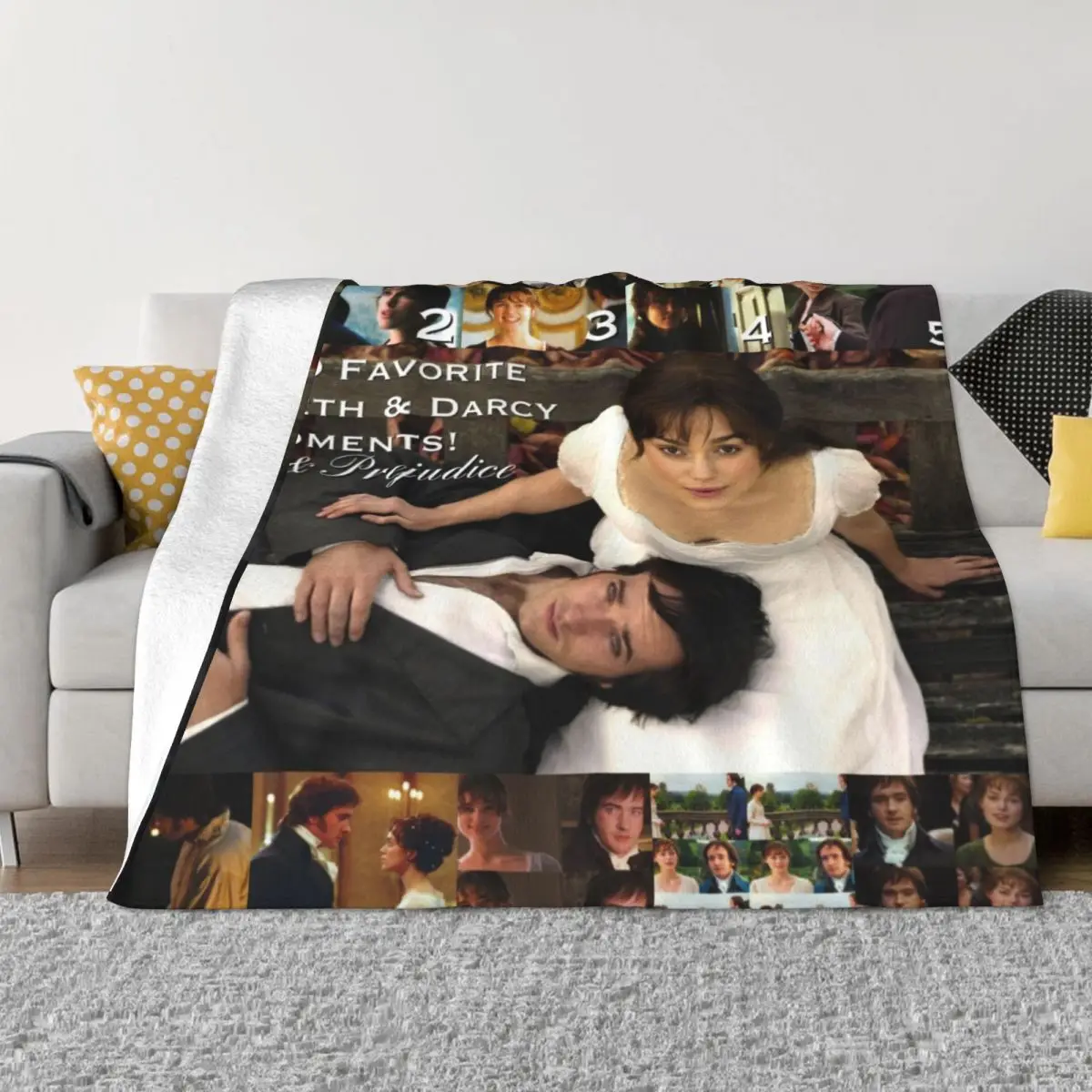 

Pride And Prejudice Elizabeth And Darcy 002160 warm Bed Blankets Travel blanket Couple Blankets Thin Wadding Blanket