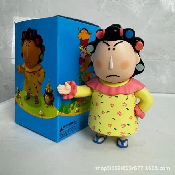 In scatola 12 cm Nuovo Anime Crayon Shin-chan Boochan Divertente cosplay kawaii Figure Q Versione Modalità PVC Giocattolo Modello Bambole ornamenti regali