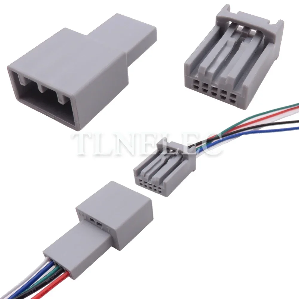 5 Pin Way Car Refit Window Device Low Current Unsealed Socket with Wires Auto Burglar Alarm Connector For Honda VW MX34005SF1