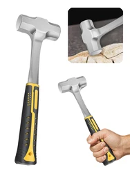 Multifunctional Hand Tools Professional Geological Exploration Flat Head Hammer High Carbon Steel Pointed Tip Hammer