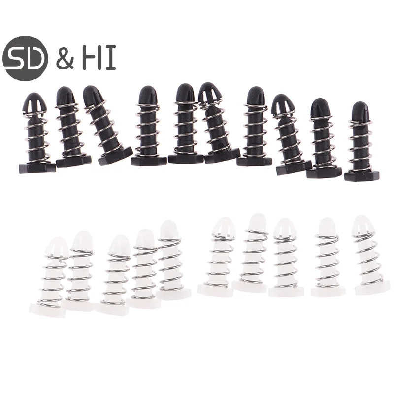 10pcs 14mm Plastic Nail Cooling Fan Spring Nails Heat Sink Clips