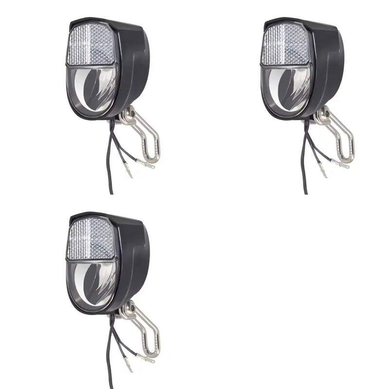 

NALFI-3X Dynamo Bike Light Front Light Set Input AC 6V 3W Dynamo Bicycle LED Headlight Bike Accessories