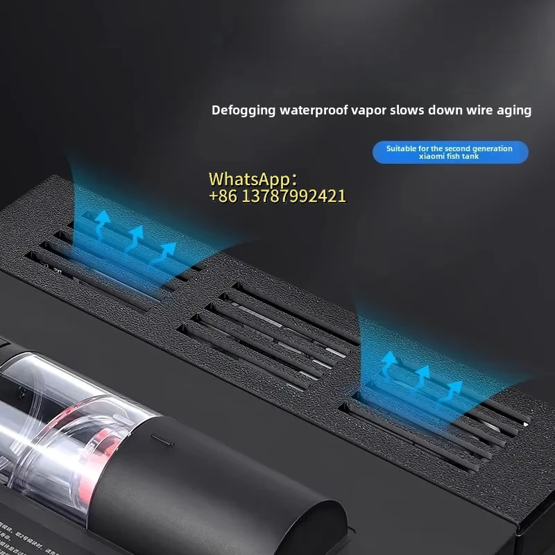 For Smart Aquarium II Back filter compartment cover modification Prevents aging due to evaporation