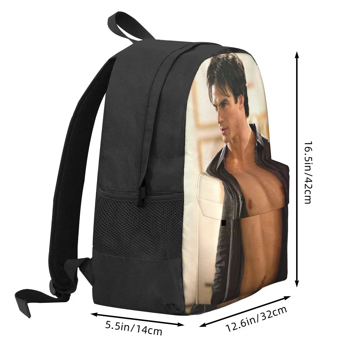 Hot Damon Scene Backpack Hot Sale Daypack Large Capacity Boys Girls BookBag School Bag Shoulder Bags for Men Women