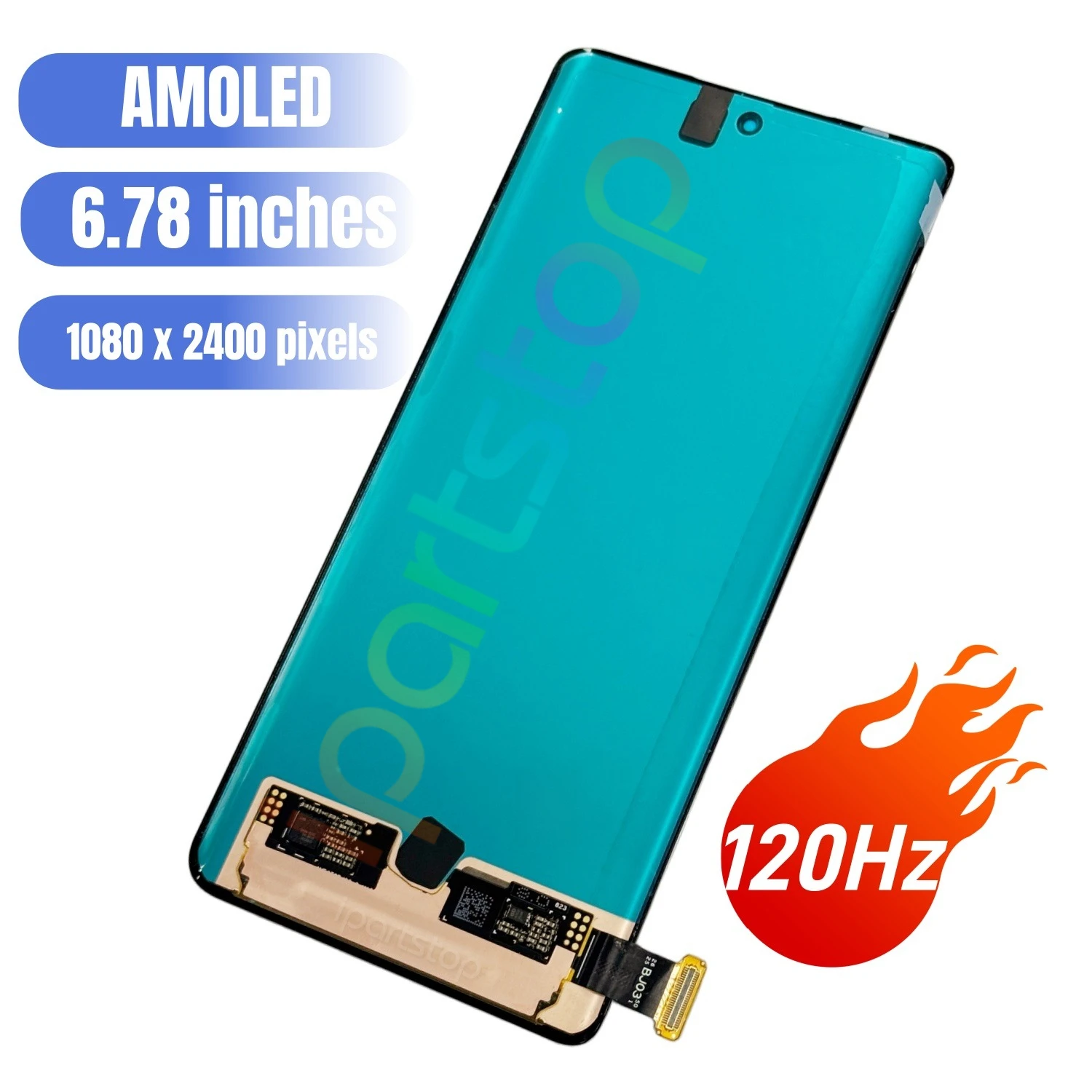 iParts Replacement New Display for vivo X80 5G V2183A V2144 120Hz AMOLED Touch Screen Digitizer Assembly OEM all Functions