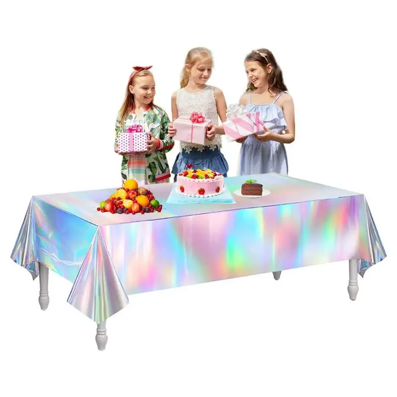 Sequin Tablecloth Table Cloth Waterproof Oilproof Table Cover Table Decoration Arts And Crafts Projects Indoor Activities