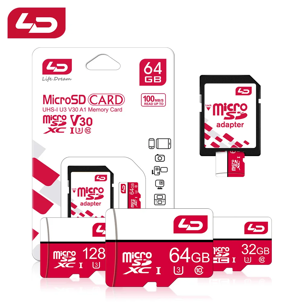 LD Class 10 Memory card 16GB 32GB Micro SD Card 64GB 128G 256GB cartao de memoria Mini TF Card For Smartphone PC