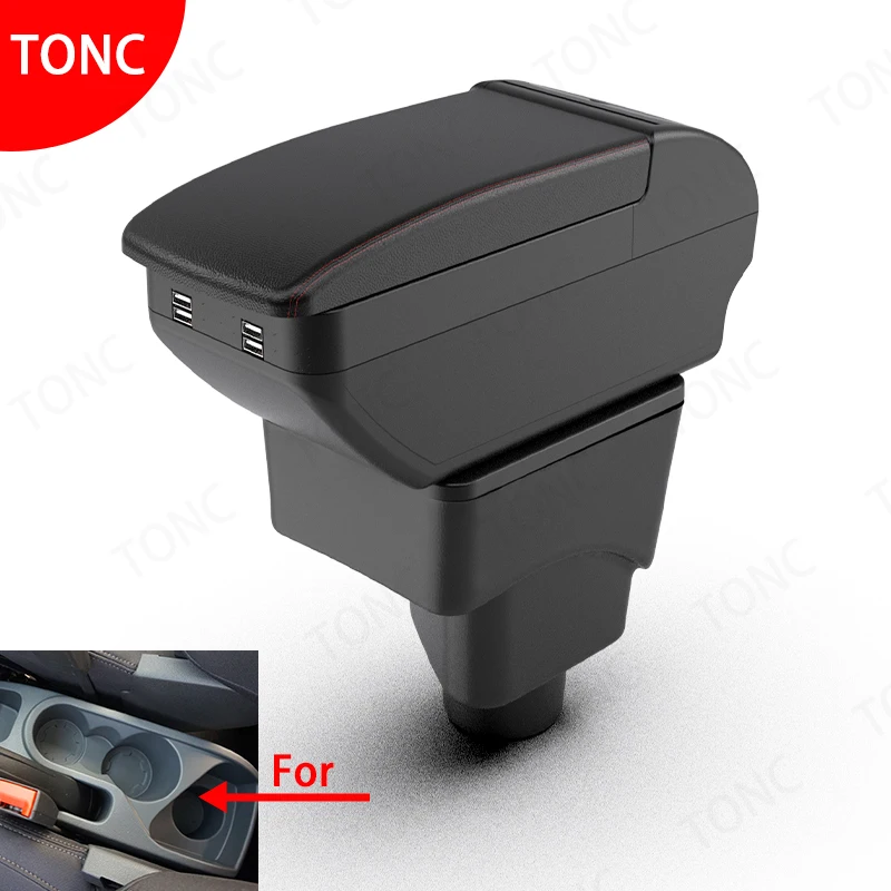 For FORD EcoSport Armrest Box 2013-2017 For Ford EcoSport Car Armrest Storage Box Arm Car Accessories Retrofit parts Interior